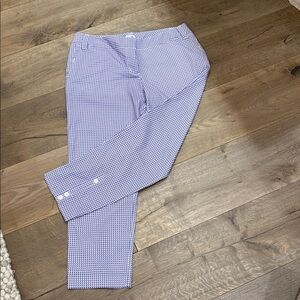 Adidas Womens Purple Geometric Pants NWOTS size 12